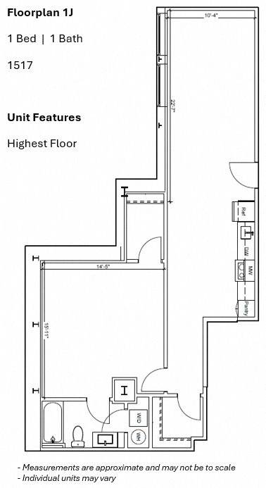 550 Wood St Studio-3 Beds Apartment for Rent - Photo Gallery 17